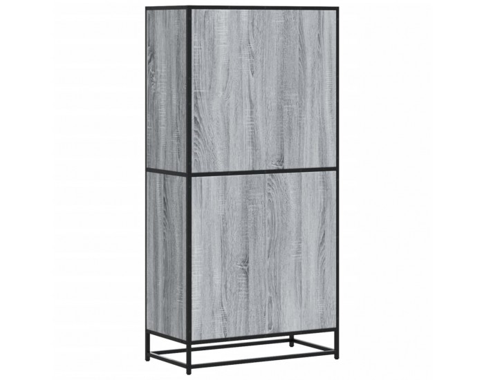 Sonata H Висока дъска Grey Sonoma 68x35x139 cm Инженерна дървесина