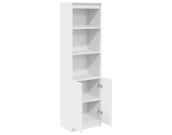 Sonata H Висок шкаф, бял, 50x35x180 cм инженерно дърво