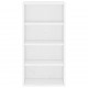 Sonata H Страничен шкаф ODDA White 40x24x79 cm Масивна дървесина Бор