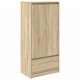 Sonata H Шкаф с чекмеджета, дъб сонома 55,5x34x119,5 см, инженерно дърво