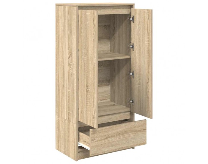 Sonata H Шкаф с чекмеджета, дъб сонома 55,5x34x119,5 см, инженерно дърво