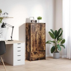Sonata H Шкаф с чекмеджета, опушен дъб 55,5x34x119,5 см, инженерно дърво - Corpuri, vitrine, biblioteci modulare