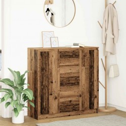 Sonata H Бюфет с чекмеджета старо дърво 100,5x35x98,5 см инженерно дърво - Living