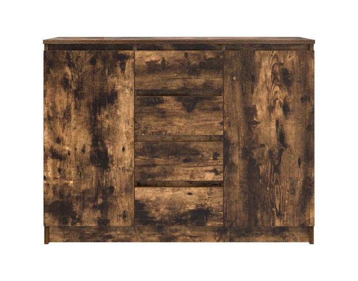 Sonata H Бюфет с чекмеджета, опушен дъб, 100,5x35x76 см, инженерно дърво