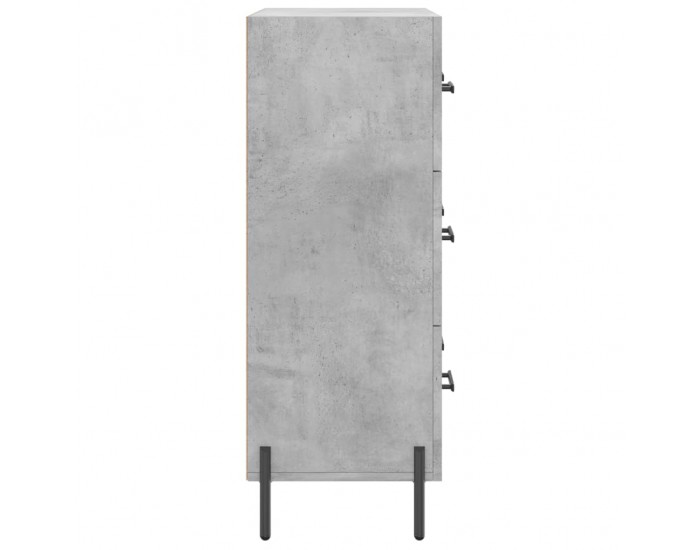 Sonata Servantă, gri beton, 69,5x34x90 cm, lemn compozit