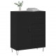 Sonata H Сайдборд, черен, 69,5x34x90 см, инженерно дърво