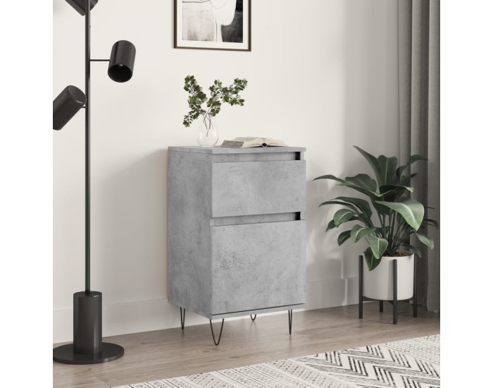 Sonata H Бюфет бетонно сив 40x35x70 см инженерно дърво