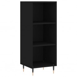 Sonata H Сайдборд, черен, 34,5x32,5x90 см, инженерно дърво - Corpuri, vitrine, biblioteci modulare