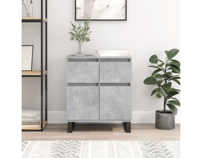 Sonata Servantă, gri beton, 60x35x70 cm, lemn prelucrat