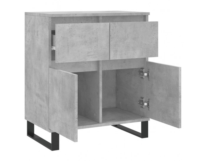 Sonata Servantă, gri beton, 60x35x70 cm, lemn prelucrat