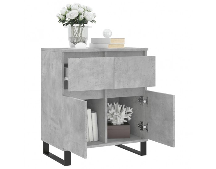 Sonata Servantă, gri beton, 60x35x70 cm, lemn prelucrat