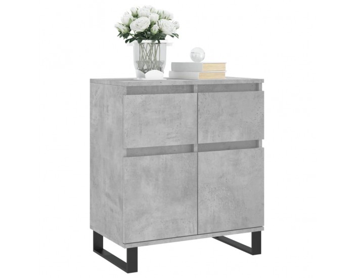 Sonata Servantă, gri beton, 60x35x70 cm, lemn prelucrat