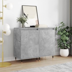 Sonata H Бюфети 2 бр бетонно сив 40x35x70 см инженерно дърво - Living