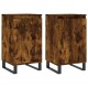 Sonata H Бюфети 2 бр опушен дъб 40x35x70 см инженерно дърво