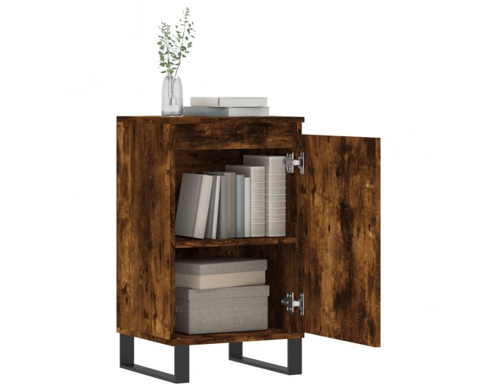Sonata H Бюфети 2 бр опушен дъб 40x35x70 см инженерно дърво