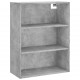 Sonata H Висок шкаф, бетонно сив, 69,5x34x180 см, инженерно дърво