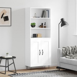 Sonata H Висок шкаф, бял, 69,5x34x180 см, инженерно дърво - Corpuri, vitrine, biblioteci modulare