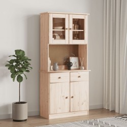 Sonata H Висок шкаф ALTA, 77x35x165 см, борово дърво масив - Corpuri, vitrine, biblioteci modulare