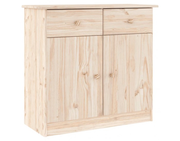 Sonata H Висок шкаф ALTA, 77x35x165 см, борово дърво масив