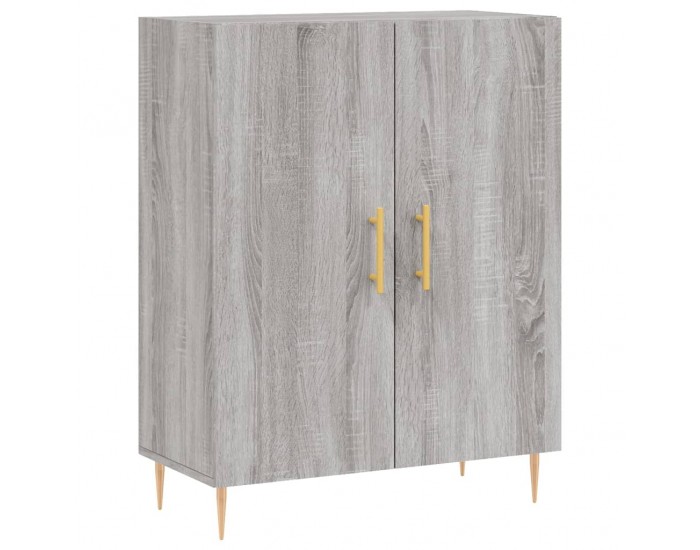 Sonata Dulap înalt, gri sonoma, 69,5x34x180 cm, lemn compozit