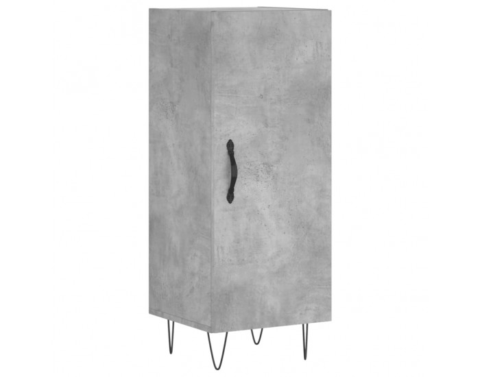 Sonata Servantă, gri beton, 34,5x34x90 cm, lemn compozit