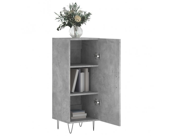 Sonata Servantă, gri beton, 34,5x34x90 cm, lemn compozit
