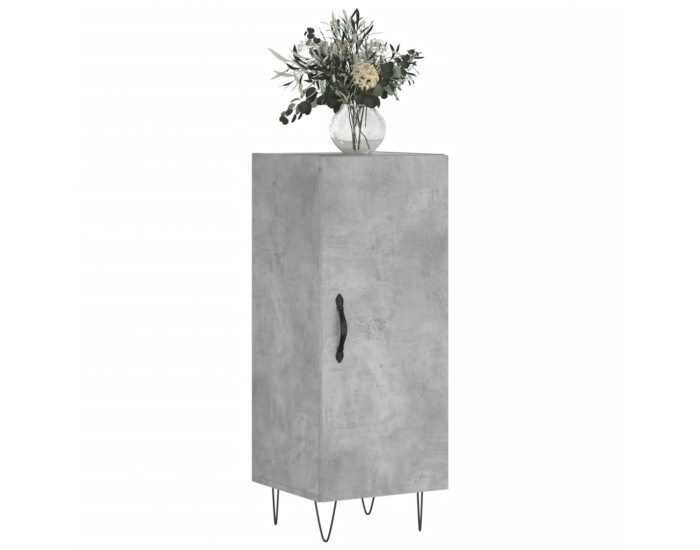Sonata Servantă, gri beton, 34,5x34x90 cm, lemn compozit
