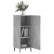 Sonata H Сайдборд, бетонно сив, 34,5x34x90 см, инженерно дърво