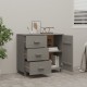 Sonata H Сайдборд HAMAR светлосив 90x40x80 см борово дърво масив