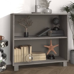Sonata H Сайдборд HAMAR, светлосив, 85x35x80 см, борово дърво масив - Corpuri, vitrine, biblioteci modulare