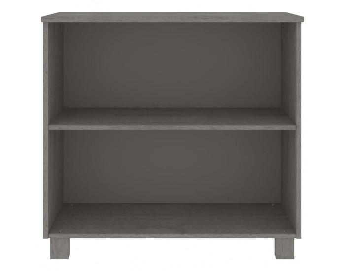 Sonata H Сайдборд HAMAR, светлосив, 85x35x80 см, борово дърво масив