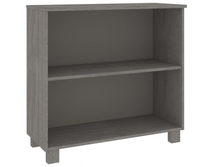 Sonata H Сайдборд HAMAR, светлосив, 85x35x80 см, борово дърво масив
