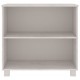 Sonata H Сайдборд HAMAR, бял, 85x35x80 см, борово дърво масив