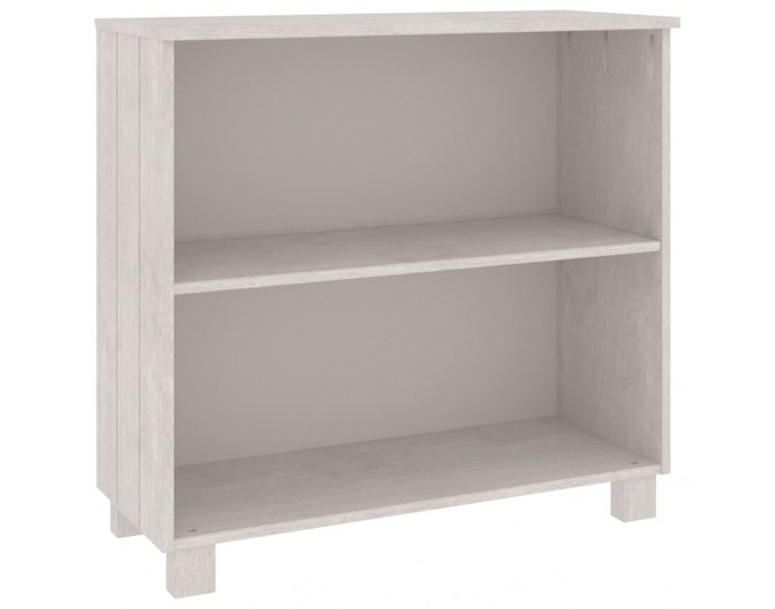 Sonata H Сайдборд HAMAR, бял, 85x35x80 см, борово дърво масив