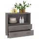 Sonata H Сайдборд HAMAR, светлосив, 85x35x80 см, борово дърво масив