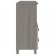 Sonata H Сайдборд HAMAR, светлосив, 85x35x80 см, борово дърво масив