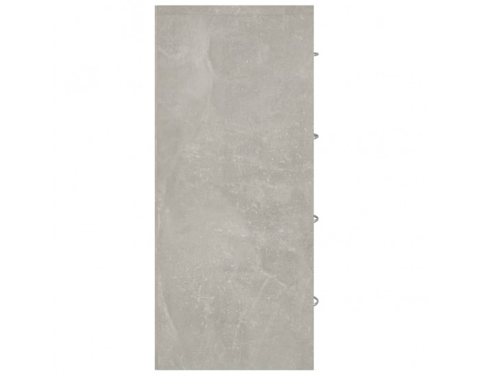 Sonata H Сайдборд с 4 чекмеджета, 60x30,5x71 см, бетонно сив