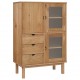 Sonata H Висок шкаф OTTA, 85x43x125 см, борово дърво масив