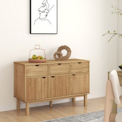 Sonata H Сайдборд OTTA, 114x43x73,5 см, борово дърво масив - Corpuri, vitrine, biblioteci modulare