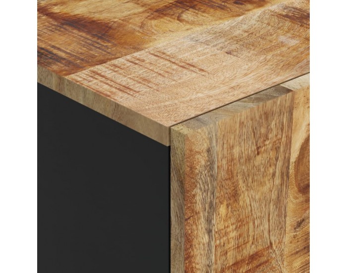 Sonata H Висок шкаф с чекмедже 60x33x100 см манго масив и желязо