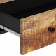 Sonata H Висок шкаф с чекмедже 60x33x100 см манго масив и желязо