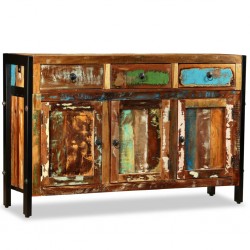 Sonata H Бюфет, регенерирано дърво масив, 120x35x76 cм - Living