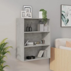 Sonata H Окачен стенен шкаф, бетонно сиво, 69,5x32,5x90 см - Corpuri, vitrine, biblioteci modulare