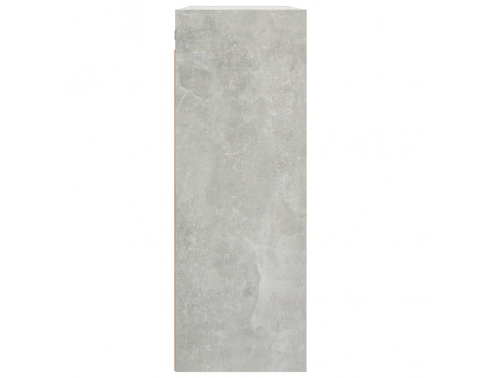 Sonata H Окачен стенен шкаф, бетонно сиво, 69,5x32,5x90 см