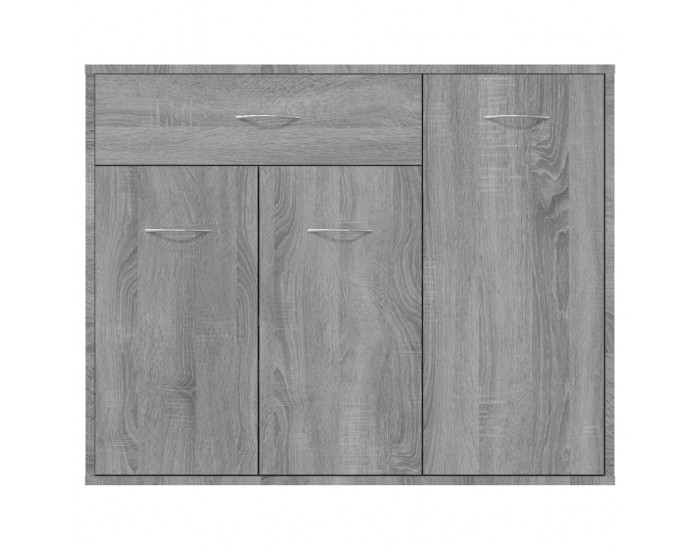 Sonata H Сайдборд, сив сонома, 88x30x70 см, инженерно дърво