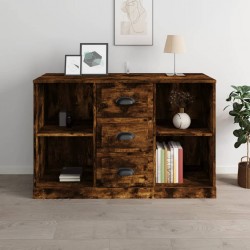 Sonata H Сайдборд, опушен дъб, 104,5x35,5x67,5 см, инженерно дърво - Corpuri, vitrine, biblioteci modulare