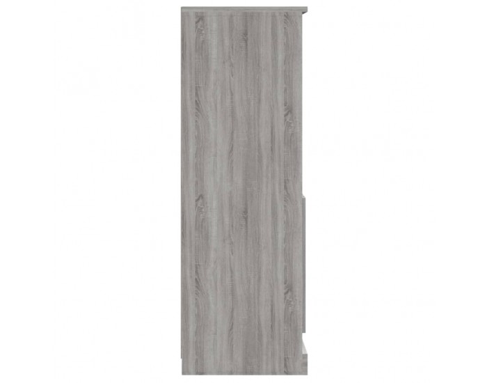Sonata H Висок шкаф, Сив сонома, 60x35,5x103,5 см, инженерно дърво