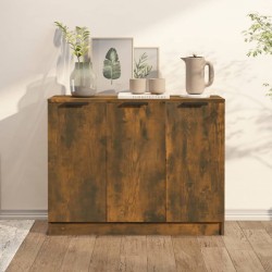 Sonata H Сайдборд, опушен дъб, 90,5x30x70 см, инженерно дърво - Corpuri, vitrine, biblioteci modulare