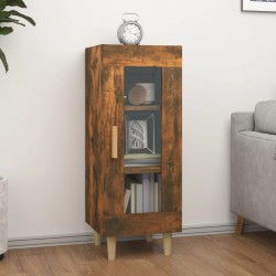 Sonata H Сайдборд, опушен дъб, 34,5x34x90 см, инженерно дърво - Corpuri, vitrine, biblioteci modulare