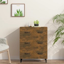 Sonata H Сайдборд, опушен дъб, 69,5x34x90 см, инженерно дърво - Corpuri, vitrine, biblioteci modulare